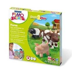 FIMO Kids Form&Play 4x25g - Farma